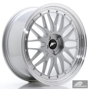 JR Wheels JR23 20x9 ET20-50 5H BLANK Hyper Silver w/Machined Lip