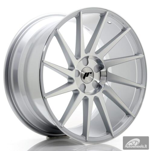 JR Wheels JR22 20x10 ET20-40 5H BLANK Silver Machined Face