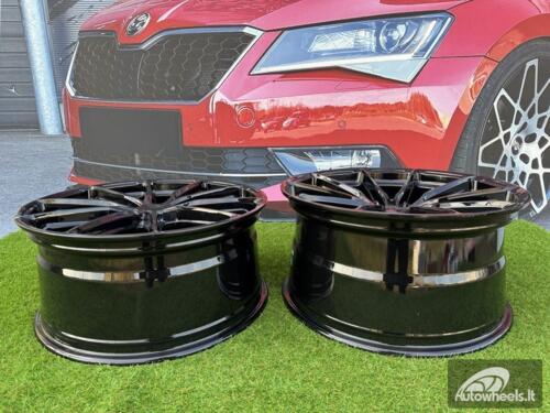 JR Wheels JR37 20x9 ET35 5x112 Glossy Black