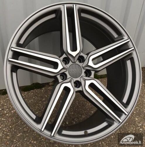 Ratlankis R20x10  5X112  ET  38  66.5  B1382  (HX015)  Grey Polished Half Matt (MGHM)  For HAXER  (K7)  ( Rear+Front)