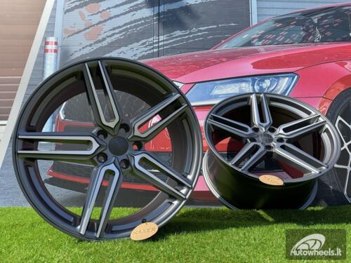 Ratlankis R20x10  5X120  ET  40  72.6  B1382  (HX015)  Grey Polished Half Matt (MGHM)  For HAXER  (K7)  ( Rear+Front)
