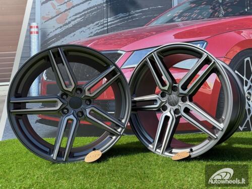 Ratlankis R20x10  5X120  ET  40  72.6  B1382  (HX015)  Grey Polished Half Matt (MGHM)  For HAXER  (K7)  ( Rear+Front)