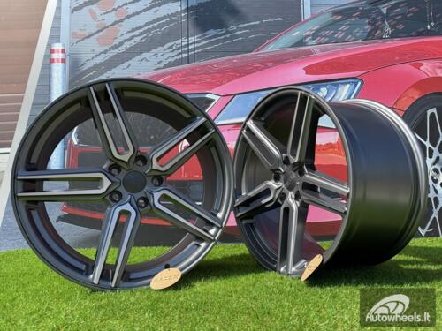 Ratlankis R20x10  5X120  ET  40  72.6  B1382  (HX015)  Grey Polished Half Matt (MGHM)  For HAXER  (K7)  ( Rear+Front)