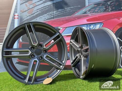 Ratlankis R20x10  5X120  ET  40  72.6  B1382  (HX015)  Grey Polished Half Matt (MGHM)  For HAXER  (K7)  ( Rear+Front)