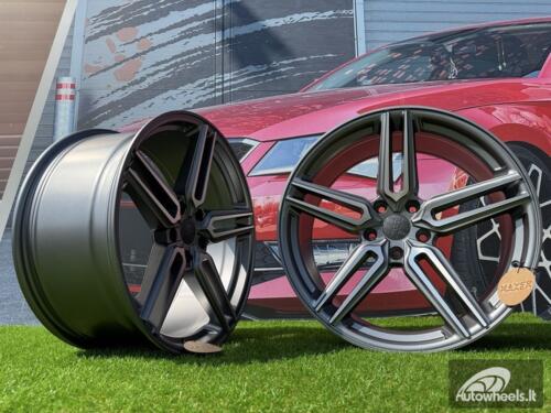 Ratlankis R20x10  5X120  ET  40  72.6  B1382  (HX015)  Grey Polished Half Matt (MGHM)  For HAXER  (K7)  ( Rear+Front)