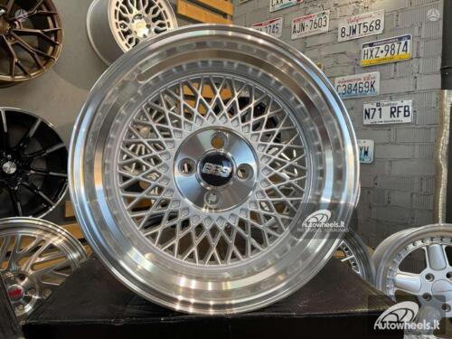 Ratlankis BBS ST1 Style 16X8J 4X100 ET25 73.1 Silver with polished lip