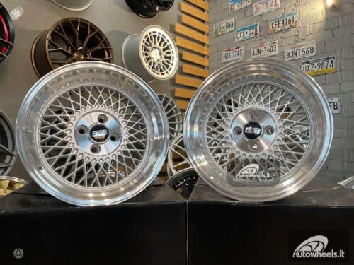 Ratlankis BBS ST1 Style 16X8J 4X100 ET25 73.1 Silver with polished lip