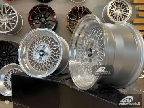 Ratlankis BBS ST1 Style 16X8J 4X100 ET25 73.1 Silver with polished lip