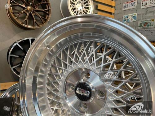 Ratlankis BBS ST1 Style 16X8J 4X100 ET25 73.1 Silver with polished lip