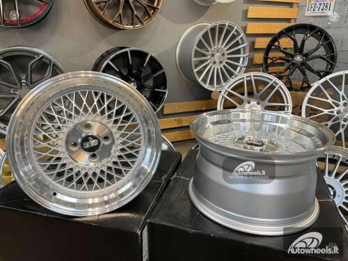 Ratlankis BBS ST1 Style 16X8J 4X100 ET25 73.1 Silver with polished lip