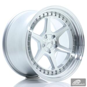 JR Wheels JR43 18x10,5 ET15-22 5H BLANK Silver w/Machined Face