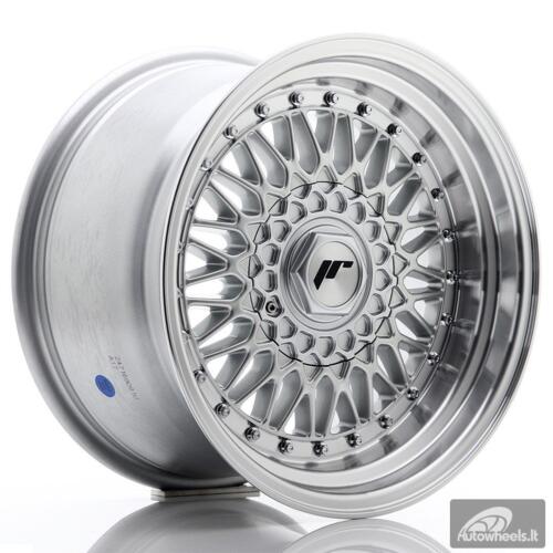 JR Wheels JR9 16x9 ET20 4x100/108 Silver w/Machined Lip+Silver Rivets