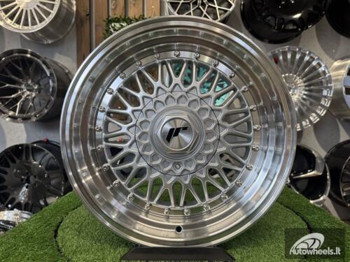 JR Wheels JR9 16x9 ET20 4x100/108 Silver w/Machined Lip+Silver Rivets