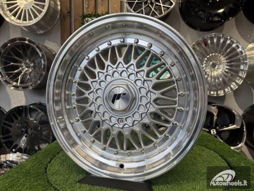 JR Wheels JR9 16x9 ET20 4x100/108 Silver w/Machined Lip+Silver Rivets