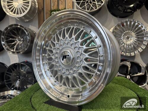 JR Wheels JR9 16x9 ET20 4x100/108 Silver w/Machined Lip+Silver Rivets