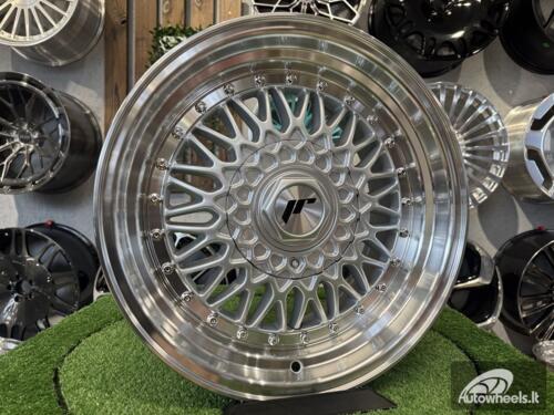 JR Wheels JR9 16x9 ET20 4x100/108 Silver w/Machined Lip+Silver Rivets