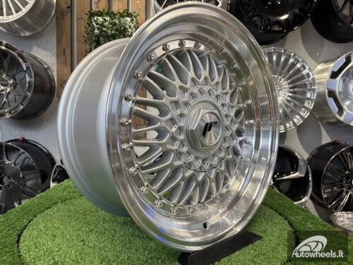 JR Wheels JR9 16x9 ET20 4x100/108 Silver w/Machined Lip+Silver Rivets