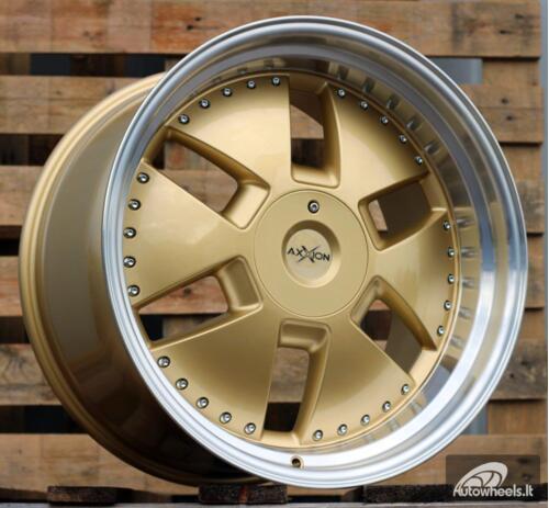 Ratlankis R20x11  5X112  ET  32  66.6  AT674  (LU1831)  Gold+Polished (YP)  For MER  (K3)  (MONOBLOCK Style Rear+Front)