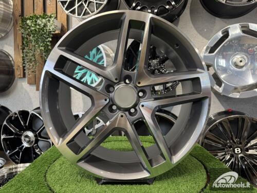 Ratlankis Grant ML style R20X8.5J 5X112 ET48 66.6 Silver polished