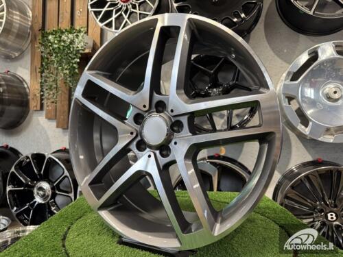 Ratlankis Grant ML style R20X8.5J 5X112 ET48 66.6 Silver polished