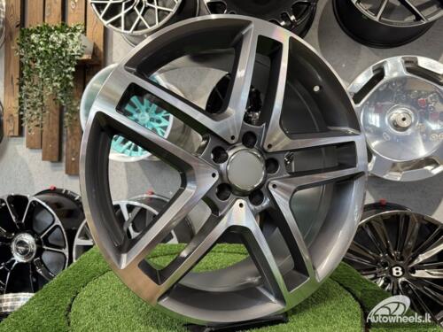 Ratlankis Grant ML style R20X8.5J 5X112 ET48 66.6 Silver polished