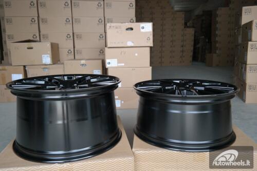 Ratlankis R21x9.5  5X130  ET  61  71.6  B5541  (TXRGW1847)  Black+Polished Lip (BLPL)  For PORCH  (K3)  (FORGED (Rear+Front))