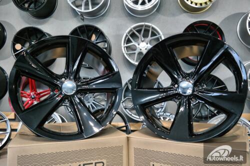 Ratlankis R19x9  5X120  ET  24  74.1  BK086  Black (BL)  For BMW  (P2+K4)  (Rear+Front)