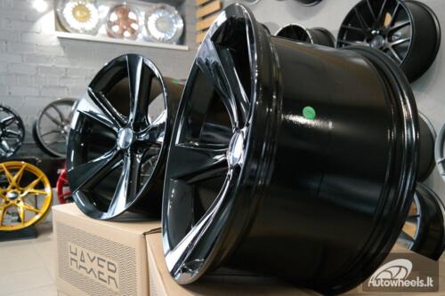 Ratlankis R19x10  5X120  ET  14  74.1  BK086  Black (BL)  For BMW  (K4+P)  (Rear+Front)