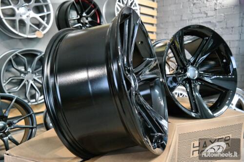 Ratlankis R19x10  5X120  ET  14  74.1  BK086  Black (BL)  For BMW  (K4+P)  (Rear+Front)