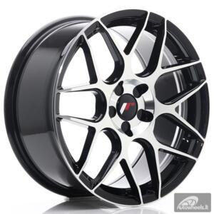 JR Wheels JR18 18x8,5 ET35-45 5H Blank Black Machined