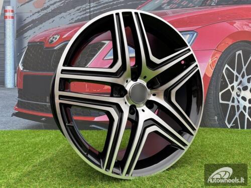 Ratlankis R16x7.5  5X112  ET  38  66.6  BK206  Black Polished (MB)  For MER  (K2)