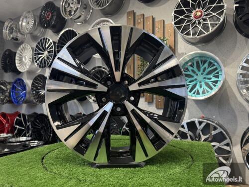 Ratlankis R18x7.5  5X114.3  ET  40  66.1  B1699  Black Polished (MB)  For NISS  (Z1)