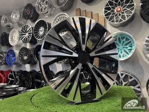 Ratlankis R18x7.5  5X114.3  ET  40  66.1  B1699  Black Polished (MB)  For NISS  (Z1)