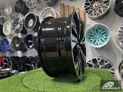 Ratlankis R18x7.5  5X114.3  ET  40  66.1  B1699  Black Polished (MB)  For NISS  (Z1)