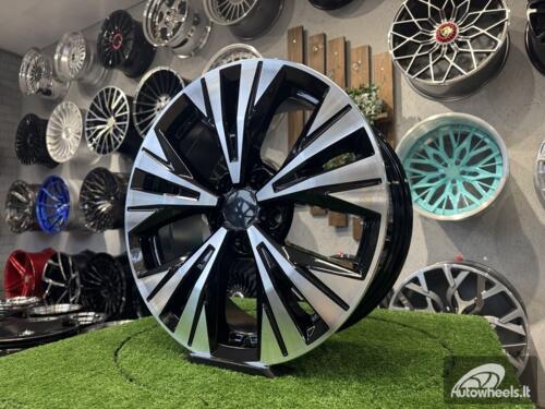 Ratlankis R18x7.5  5X114.3  ET  40  66.1  B1699  Black Polished (MB)  For NISS  (Z2)