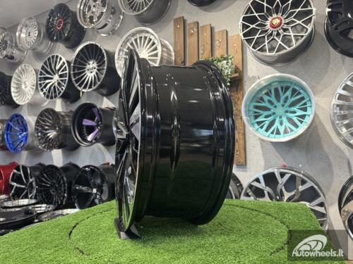 Ratlankis R18x7.5  5X114.3  ET  40  66.1  B1699  Black Polished (MB)  For NISS  (Z2)