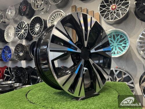 Ratlankis R18x7.5  5X114.3  ET  40  66.1  B1699  Black Polished (MB)  For NISS  (Z2)