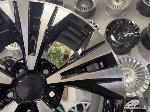 Ratlankis R18x7.5  5X114.3  ET  40  66.1  B1699  Black Polished (MB)  For NISS  (Z2)