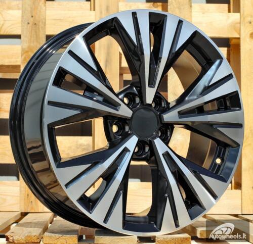 Ratlankis R18x7.5  5X114.3  ET  40  66.1  B1699  Black Polished (MB)  For NISS  (Z2)