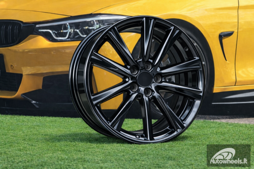 Ratlankis R18x8.5  5X114.3  ET  40  64.1  B1503  Black Half Matt (BLHM)  For TESLA  (Z1)  (Model 3)