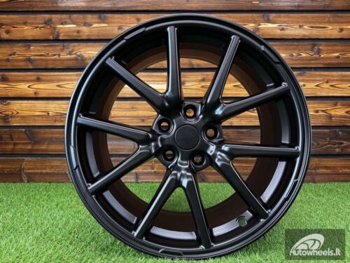 Ratlankis R18x8.5  5X114.3  ET  40  64.1  B1503  Black Half Matt (BLHM)  For TESLA  (Z1)  (Model 3)