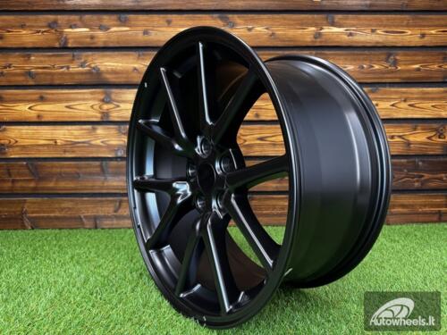 Ratlankis R18x8.5  5X114.3  ET  40  64.1  B1503  Black Half Matt (BLHM)  For TESLA  (Z1)  (Model 3)