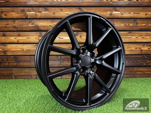 Ratlankis R18x8.5  5X114.3  ET  40  64.1  B1503  Black Half Matt (BLHM)  For TESLA  (Z1)  (Model 3)