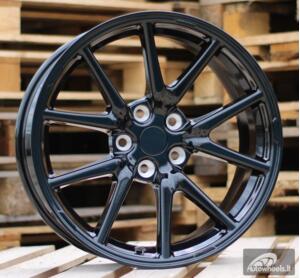 Ratlankis R18x8.5  5X114.3  ET  40  64.1  B1503  Black Half Matt (BLHM)  For TESLA  (Z1)  (Model 3)