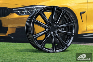 Ratlankis R18x8.5  5X114.3  ET  40  64.1  B1503  Black Half Matt (BLHM)  For TESLA  (Z1)  (Model 3)