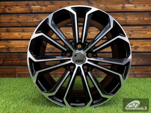 Ratlankis R15x6  5X114.3  ET  40  60.1  BK667  (XF069)  Black Polished (MB)  For TOYOT  (R)