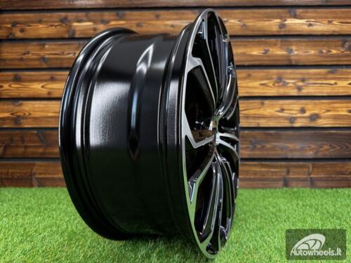 Ratlankis R15x6  5X114.3  ET  40  60.1  BK667  (XF069)  Black Polished (MB)  For TOYOT  (R)