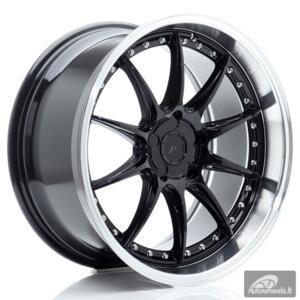 JR Wheels JR41 19x9,5 ET12-22 5H BLANK Glossy Black w/Machined Lip