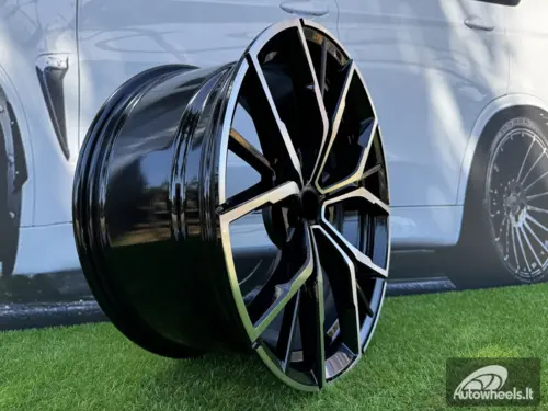 Ratlankis R19x8  5X112  ET  30  66.6  B1667  Black Polished (MB)  For BMW  (Z3)  (NEW Model BMW 5 (Rear+Front))