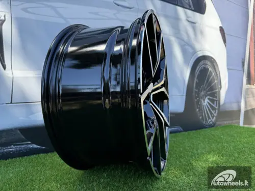 Ratlankis R19x8  5X112  ET  30  66.6  B1667  Black Polished (MB)  For BMW  (Z3)  (NEW Model BMW 5 (Rear+Front))